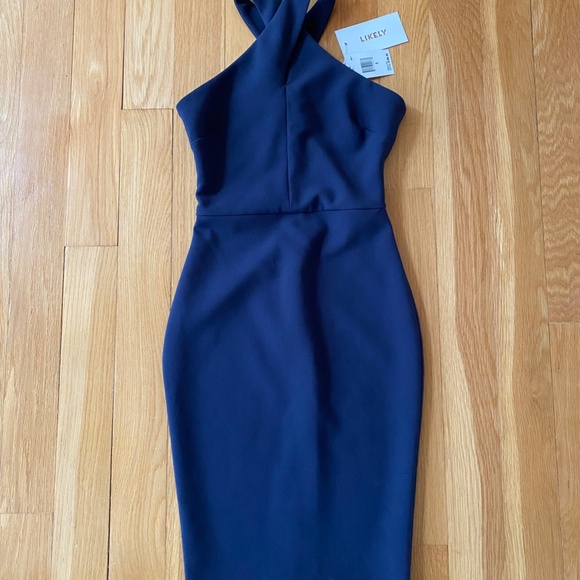 CAROLYN DRESS, by LIKELY, size 0, Navy blue - Picture 5 of 6